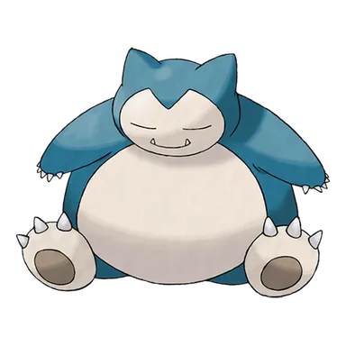 official artwork of snorlax